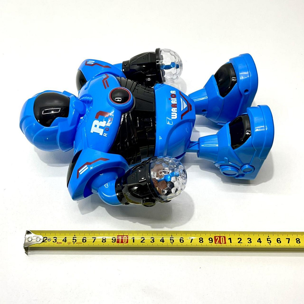 Робот Space Police танцюючий рухає руками та ногами світло звук Блакитний (58660) Чернігів - фото 6