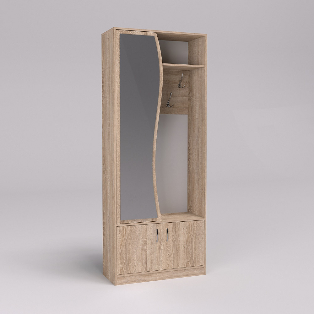 Прихожая ГКШ-3, Дуб Сонома, 840/350/2100 Львов - изображение 1