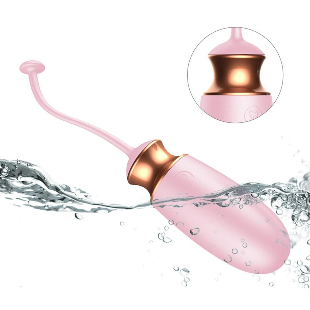 Виброяйцо - Vibrating Silicone Love Egg Pink, USB, 10 Function, Heating, Voice Control Sex Aura Киев - изображение 5