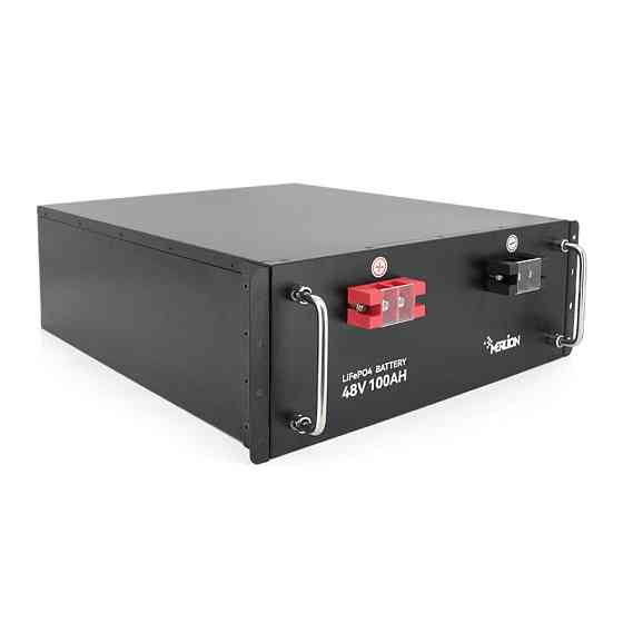Літій-залізо-фосфатний акумулятор Merlion LiFePO4 48V 100AH для Solar, BMS-100A, (482х396х132), 5000 циклів Q1 Київ