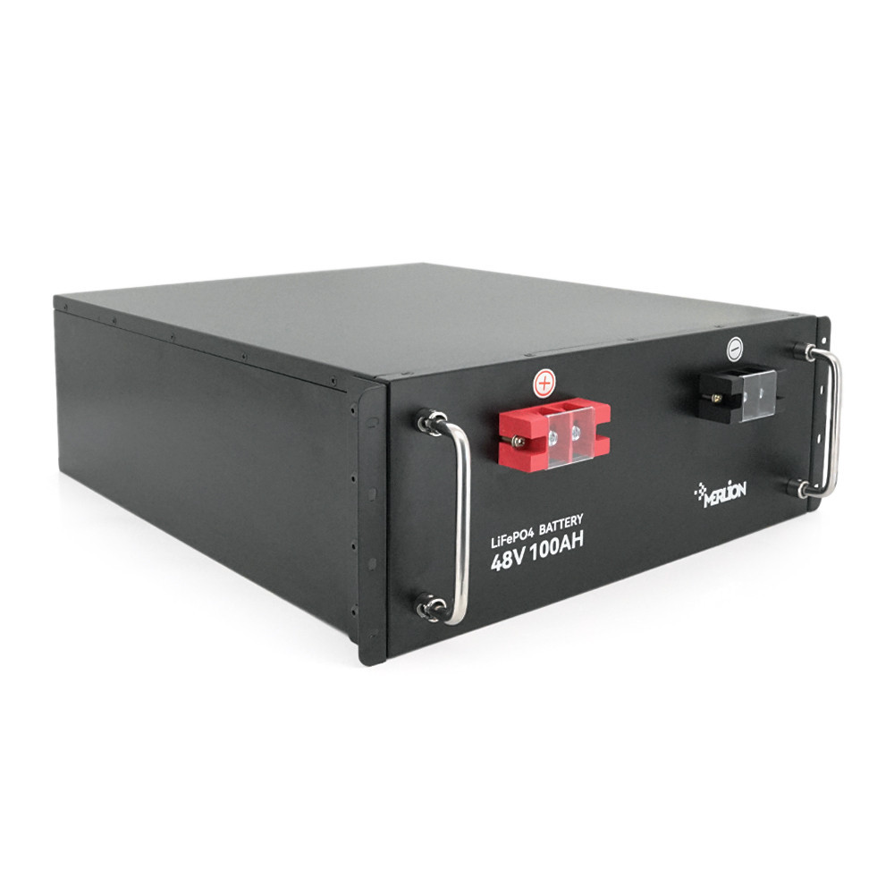 Літій-залізо-фосфатний акумулятор Merlion LiFePO4 48V 100AH для Solar, BMS-100A, (482х396х132), 5000 циклів Q1 Київ - фото 1