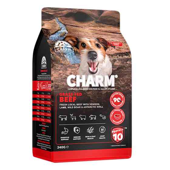 Charm Grass-Fed Beef ЧАРМ ГОВЯДИНА ОТКОРМЛЕННАЯ НА ТРАВЕ сухой беззерновой холистик корм для собак Киев