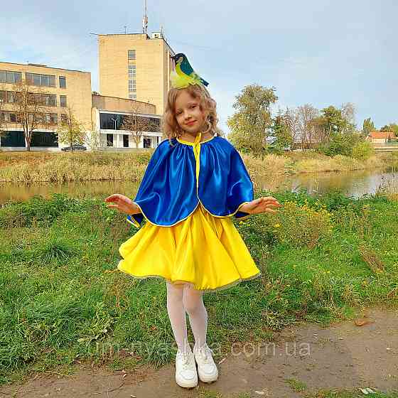Жовта святкова сукня в патріотичних кольорах Сукня Білосніжки Кривий Ріг