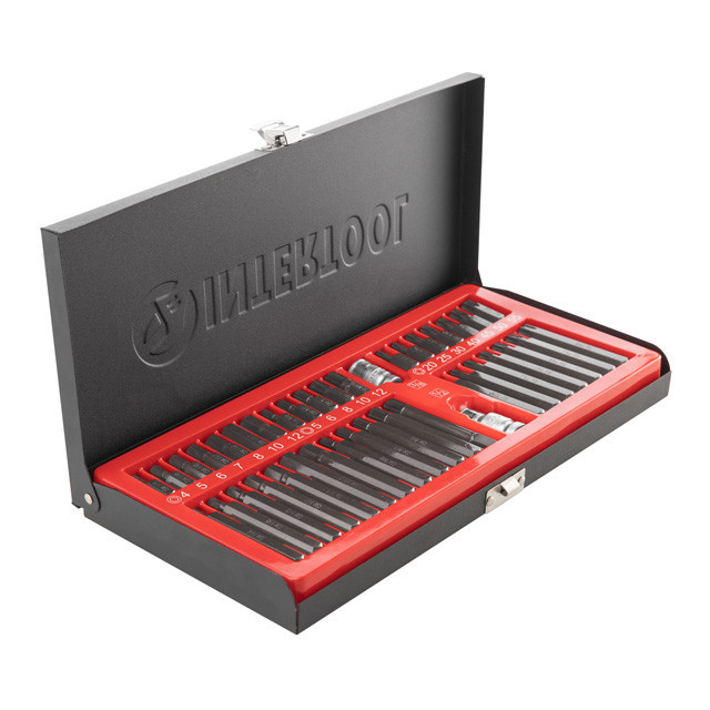 Набір зірок і шестигранників STORM, S2, 40 од. (TORX, HEX, SPLINE) INTERTOOL ET-8041 Київ - фото 8