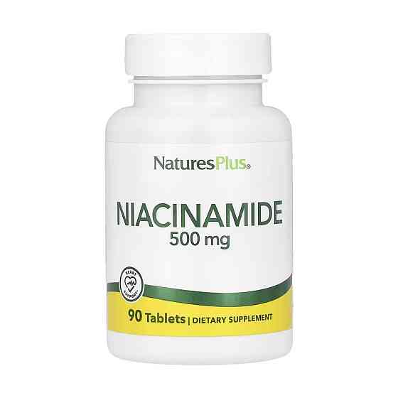 Ниацинамид Nature's Plus Niacinamide 500 mg 90 таб Киев