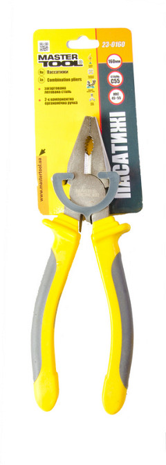 Пасатижі MASTERTOOL 160 мм C55/HRC 45~50 23-0160 Коломыя - изображение 4
