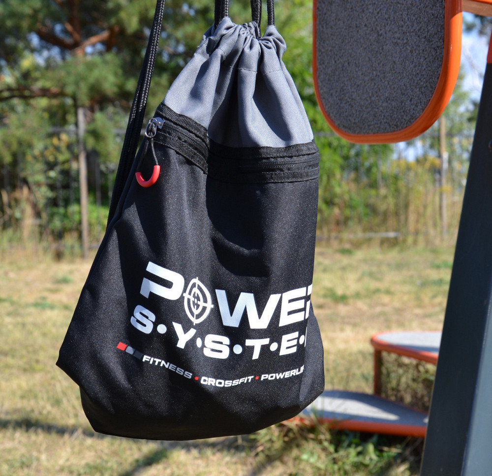 Рюкзак спортивний Сумка на тренування Power System PS-7011 Gym Sack Alpha Blak/Grey Київ - фото 6