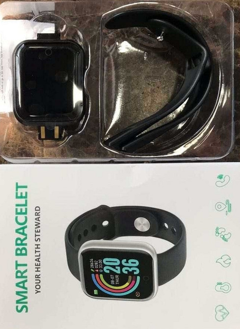Смарт-годинник D20 Smart Watch Y68 Шагомер Підрахунок Калорій Фітнес Трекер. Київ - фото 1