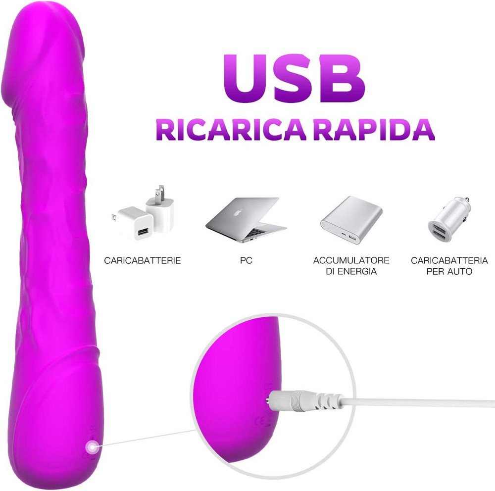 Вібратор-фаллоімітатор ORALLOO з 10 режимами вібрації - реалістичні силіконові вібратори для стимуляції її клітора з Німеччини Дніпро - фото 4