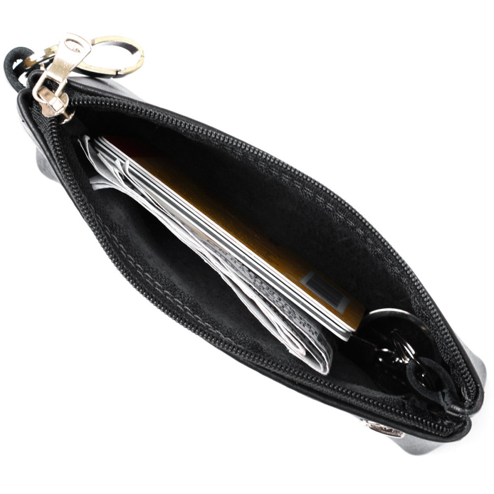 Ключница с монетницей Черный (GRANDE PELLE) Киев - изображение 9