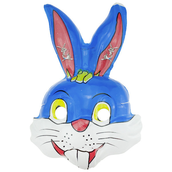 Маска дитяча Заєць блакитний 12 шт Київ - фото 1