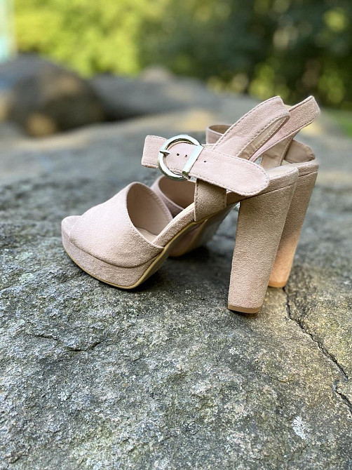 Seastar Босоніжки жіночі SEASTAR KK10 пудра (літо, еко-замша) (1016) лише 38р.і 40р. Коломия - фото 4