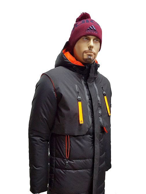 Мужское зимнее спортивное пальто Adidas Киев - изображение 3