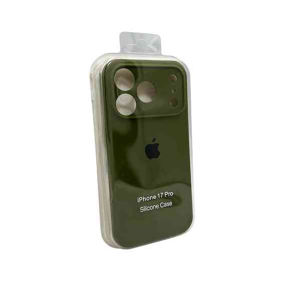 Чохол для смартфона Silicone Full Case AA Camera Protect for Apple iPhone 17 Pro Max 29,Army Green Київ
