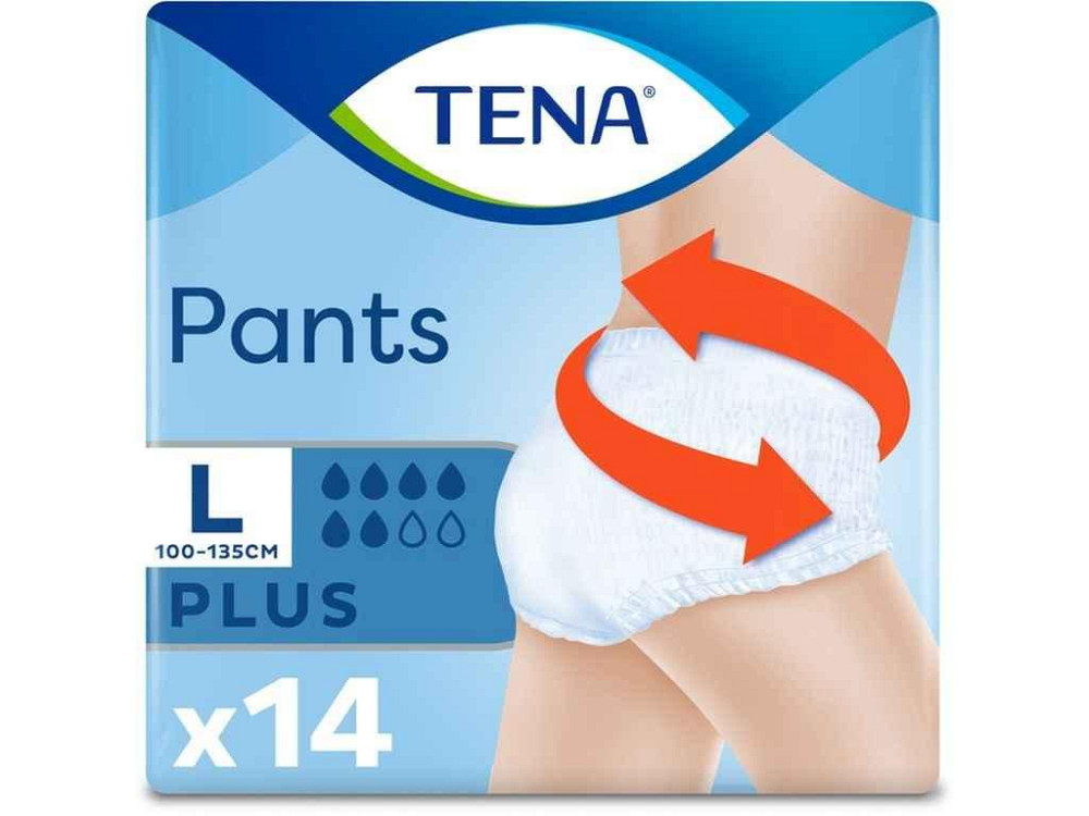 Подгузники-трусики для взрослых Plus р.L 14шт Pants ТМ TENA Киев - изображение 1
