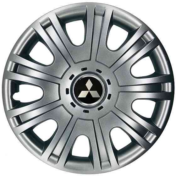 Автомобильные модельные колпаки R15 Mitsubishi 319 4шт, SJS, серебряные Киев