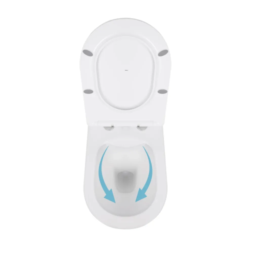Унитаз подвесной Qtap Swan безободковый с сиденьем Soft-close QT16335178W Киев - изображение 19