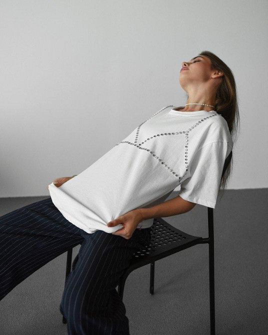 Футболка біла semi ВТ6338 Одеса - фото 6