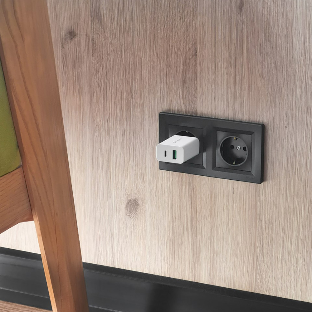 Мережевий зарядний пристрій Proove Rapid 20W Type-C + USB білий Львів - фото 5