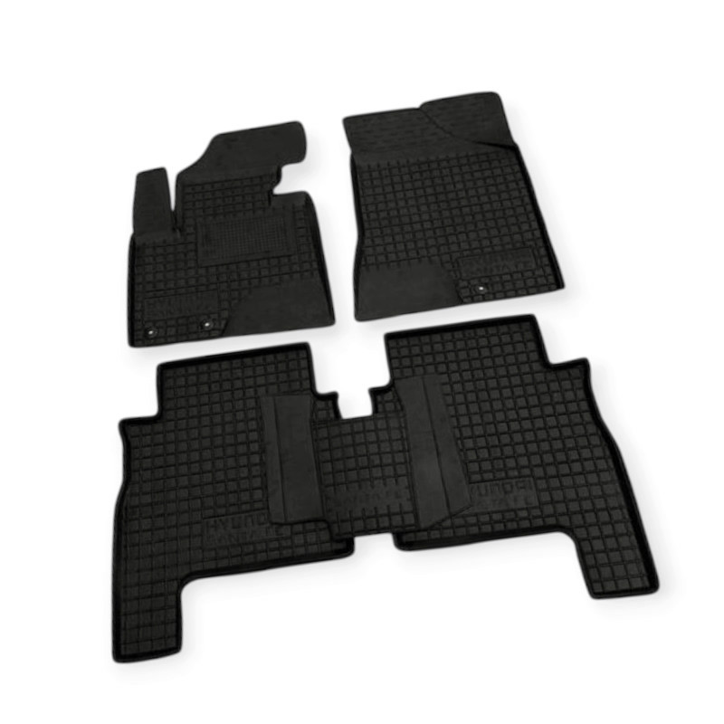 Килимки Хюндай santa fe 2010-2012 борт 2,5см, з перемичкою салону Мукачево - фото 1