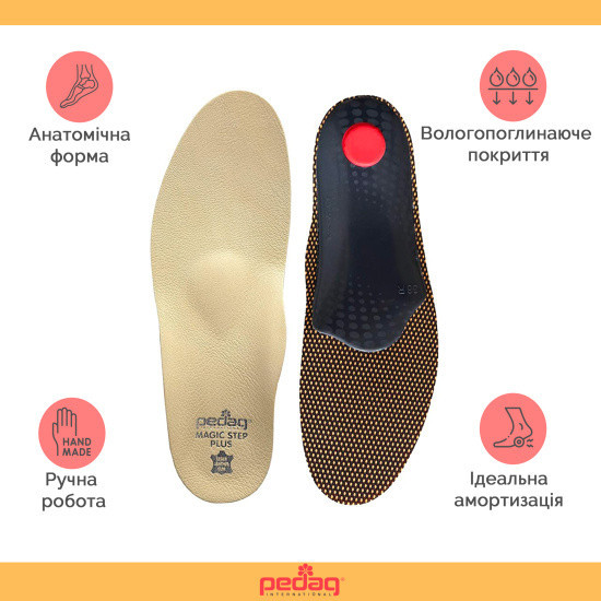 Ортопедическая каркасная стелька – супинатор для закрытой обуви Magic Step Plus 43 Днепр - изображение 7