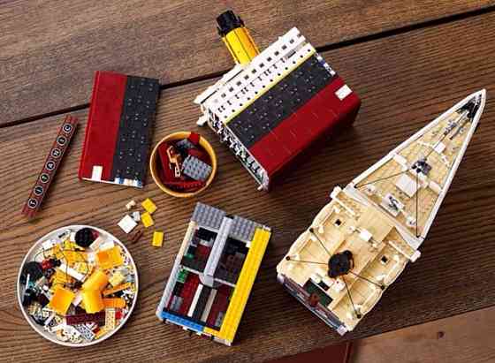 Блоковый конструктор “Титаник” 1,15 м | 9090 деталей. Харьков