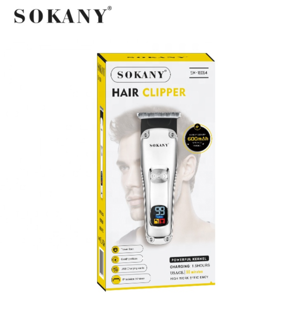 Триммер аккумуляторный SK-16064 с цифровым дисплеем для бороды, усов и стрижки волос, Li-ion 600 мАч Одесса - изображение 6