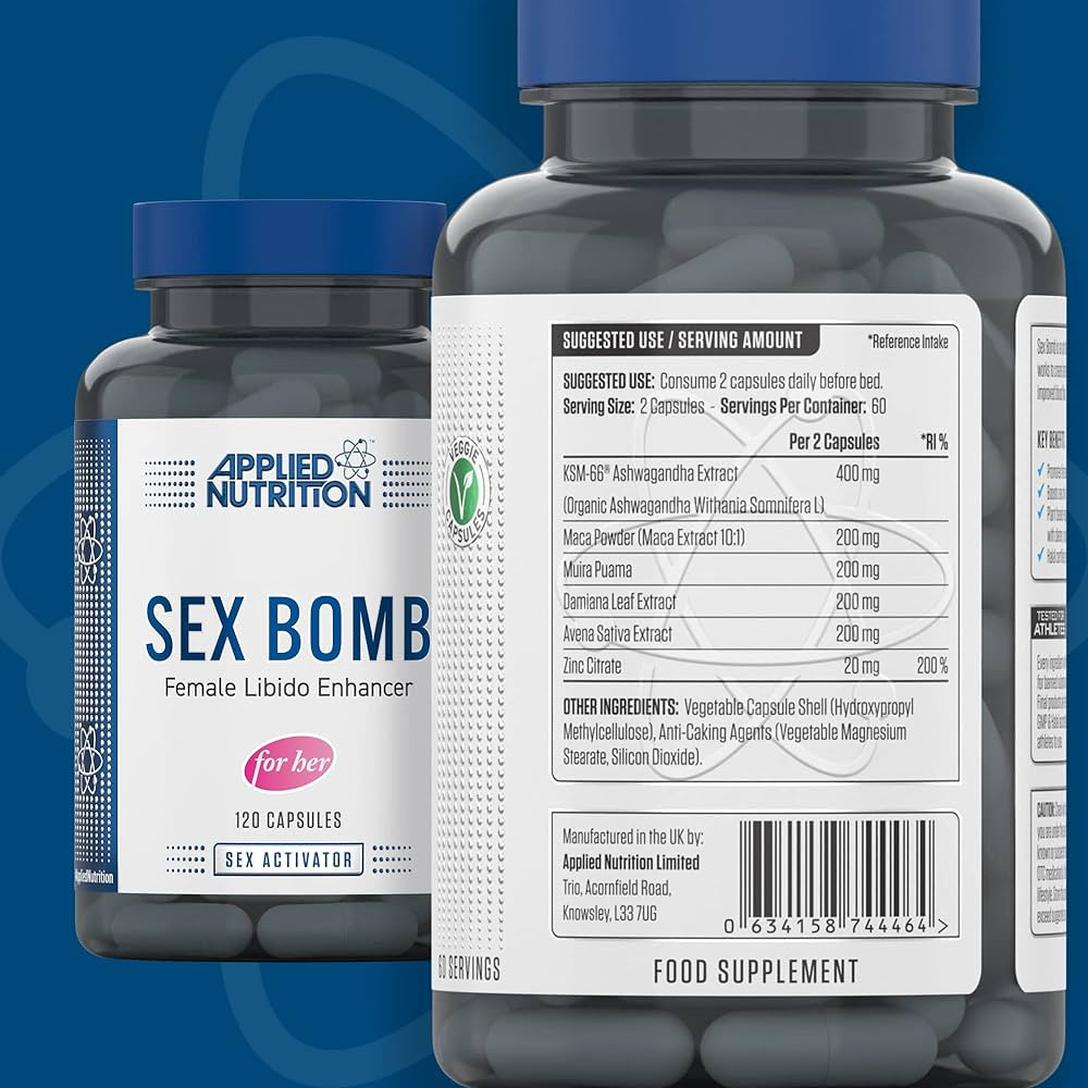 Комплекс для поддержки женского либидо Applied Nutrition SEX BOMB FEMALE LIBIDO ENHANCER 120 caps Луцк - изображение 2