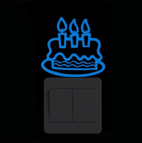 Наклейка люминесцентная 