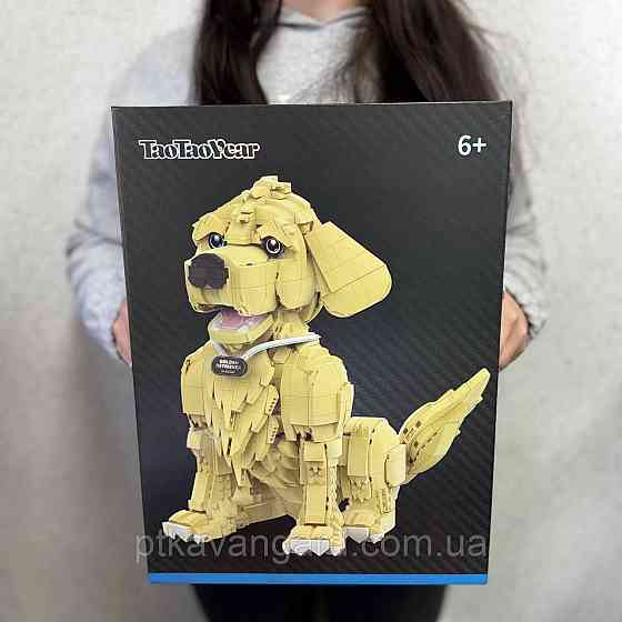 Конструктор собака лабрадор ретрівер золотистий 1754 деталі, домашні улюбленці, блоковий TT 5002 Хмельницький