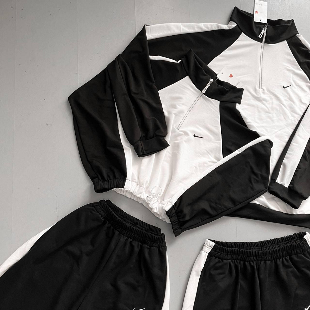 Женский стильный парный костюм двунить Черный, 44/46 Одесса - изображение 1