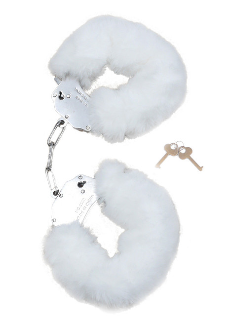 Наручники Fetish Boss SeriesFurry Cuffs White Sex Aura Київ - фото 1