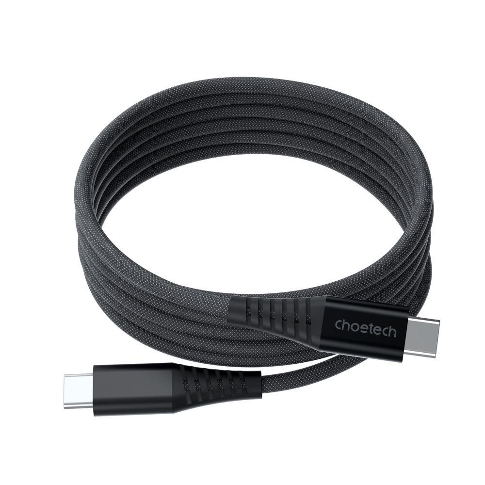 Кабель Choetech XCC-1052 Black USB-C to USB-C Magnetic PD3.1 240W 1.2m (43-00129) Киев - изображение 10