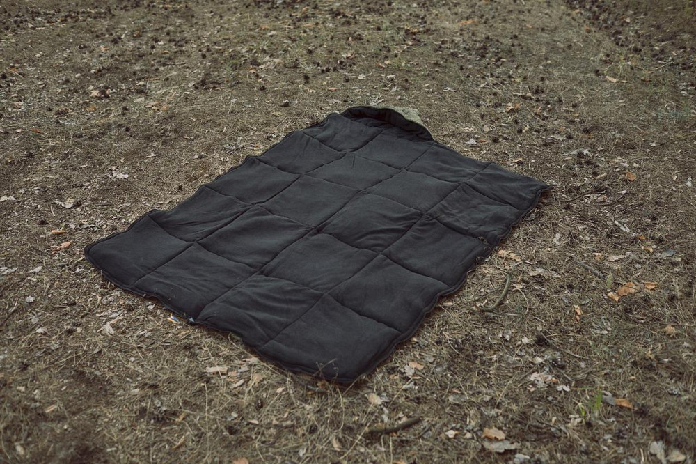 Тактичний спальний мішок кольору хакі 220*100 на флісі зимовий спальник 2в1 для військовослужбовців   WAR Львів - фото 5