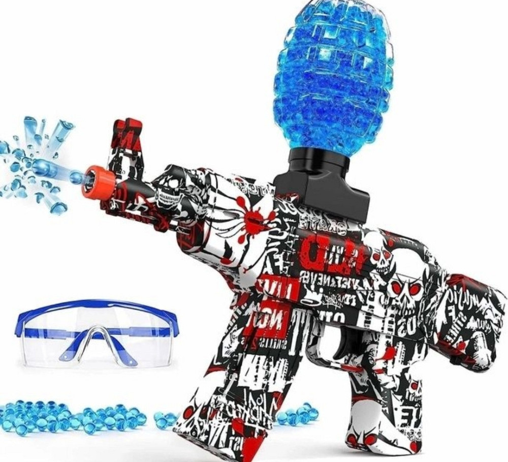 Игрушечный Автомат на аккумуляторе,стреляет орбизами гидрокули, очки. Харьков - изображение 3