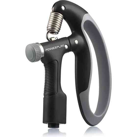 Еспандер кистьовий з лічильником PowerPlay PP-4403 з регульованим навантаженням 10-100 кг. Чорний Київ