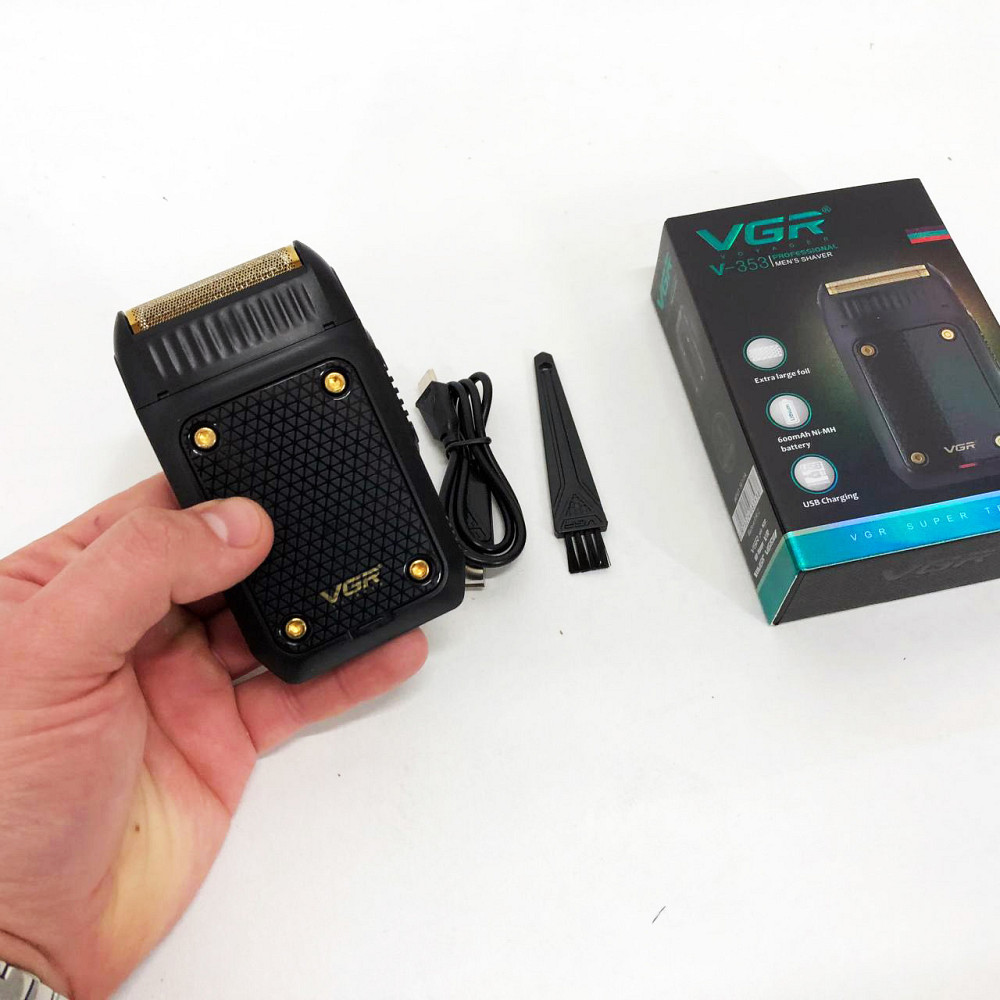 Профессиональная мужская электробритва, Электробритва-шейвер мужской, Портативная сеточная бритва WT-80 Львов - изображение 9