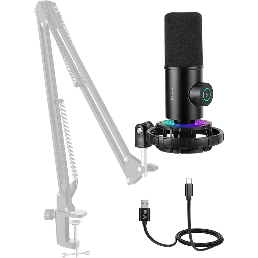 Микрофон студийный динамический USB Fifine K658 Киев - изображение 2