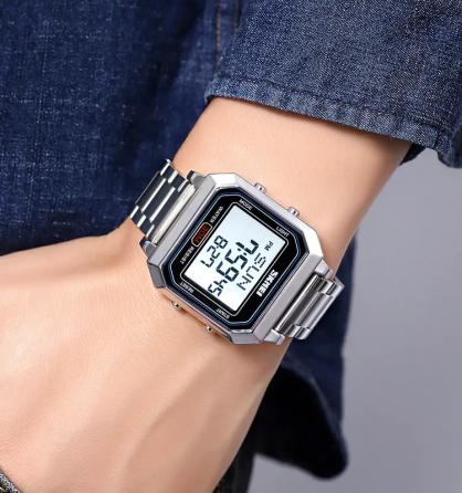 Часы мужские наручные спортивные Skmei 2149 (Серебристый) Киев