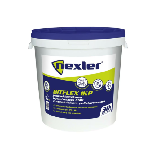 Товстошарова гідроізоляційна мастика на водній основі для основ та фундаментів Nexler Bitflex 1KP, 3 Львів - фото 1