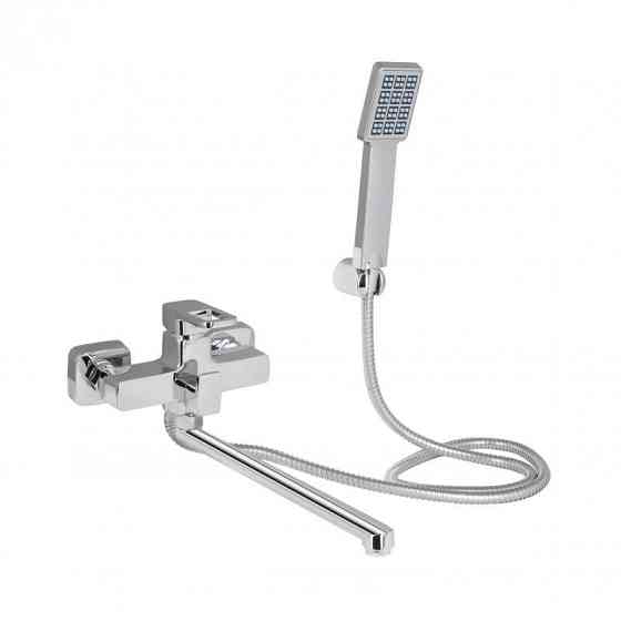 Змішувач для ванни Lidz Wawel 005 з душовим гарнітуром Chrome Київ