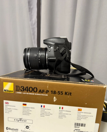 Фотоапарат Дзеркальний Nikon D3400 з Bluetooth Харків