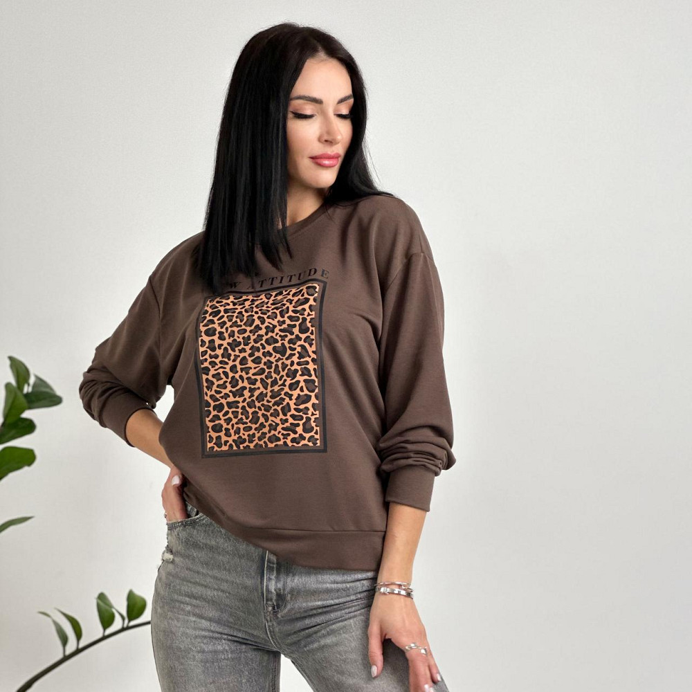 Женский демисезонный свитшот Feline батал Киев - изображение 9