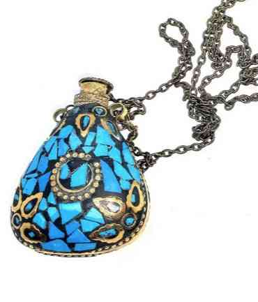 Аромакулон бронза с бирюзой Киев