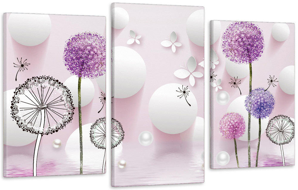 Модульная картина в гостиную / спальню Кульки  Art-609_3 70x130 см Киев - изображение 1