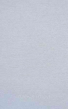 Шпалери вінілові на флізеліні AS creationTempo метрові однотонні під тканину бавовна дрібна смужка біло- молочні Київ