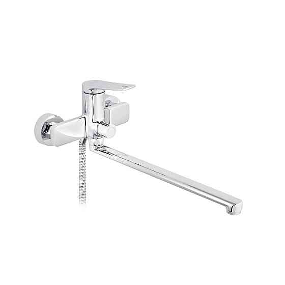 Змішувач для ванни Kroner KRP Makon-C070 з душовим гарнітуром Київ