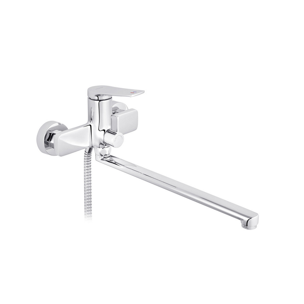 Змішувач для ванни Kroner KRP Makon-C070 з душовим гарнітуром Київ - фото 2