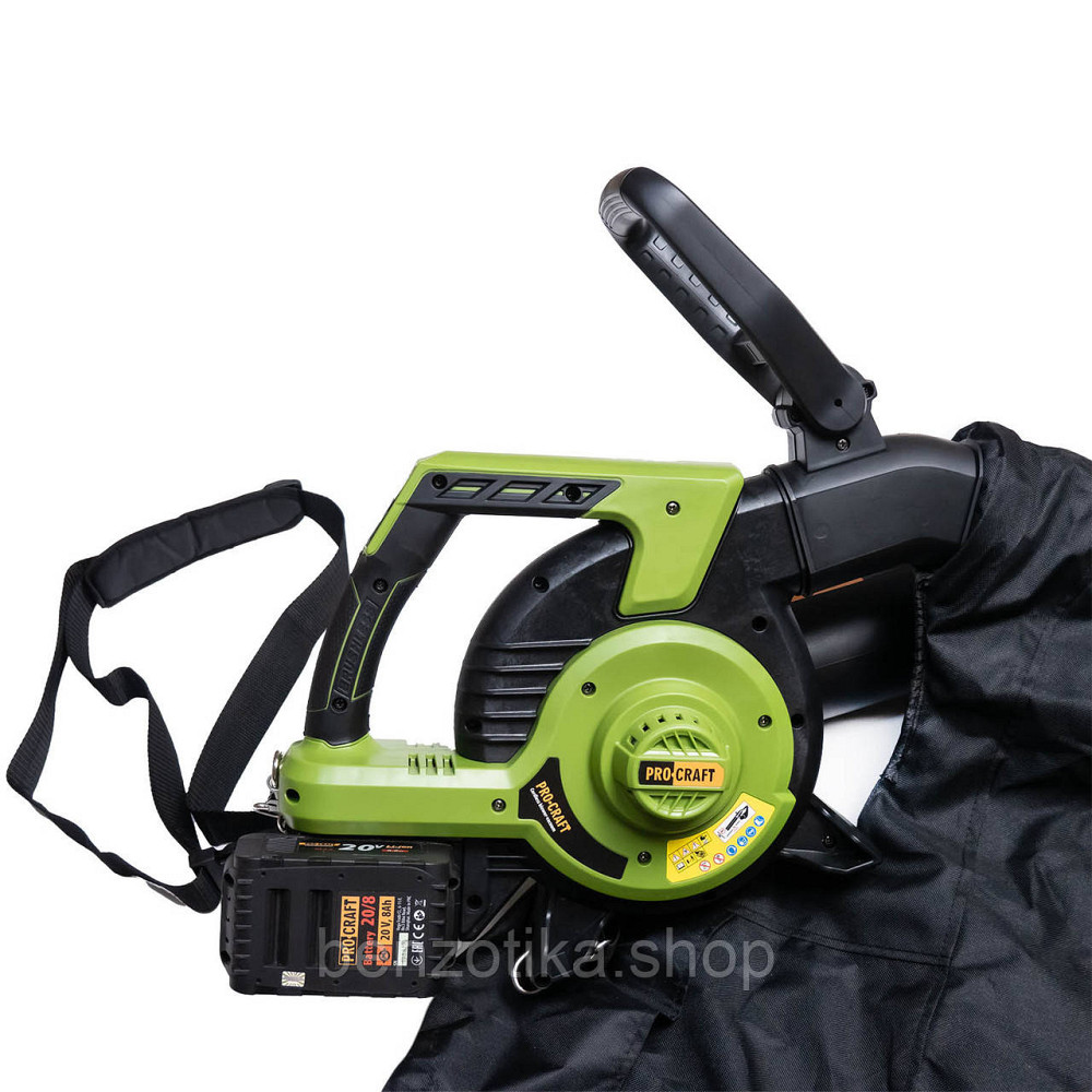 Акумуляторний пилосос-повітродувка Procraft VB20 (без акб та зп) Киев - изображение 5