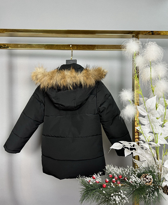 Детская куртка на мальчика зима черная 122,128 Николаев - изображение 2